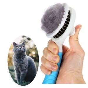 self cleaning slicker brush